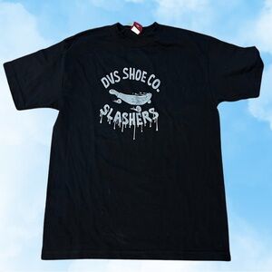 Y2K Vintage NWT Black DVS Slashers Tee size M